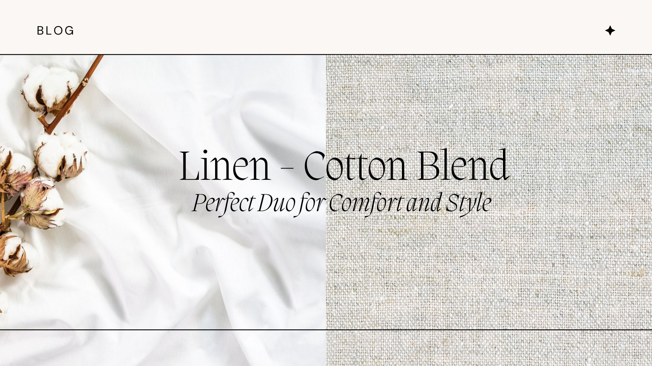 Why Linen and Cotton Blend Fabric are the Perfect Duo for Comfort and Style de Linum Why Linen and Cotton Blend Fabric are the Perfect Duo for Comfort and Style de Linum