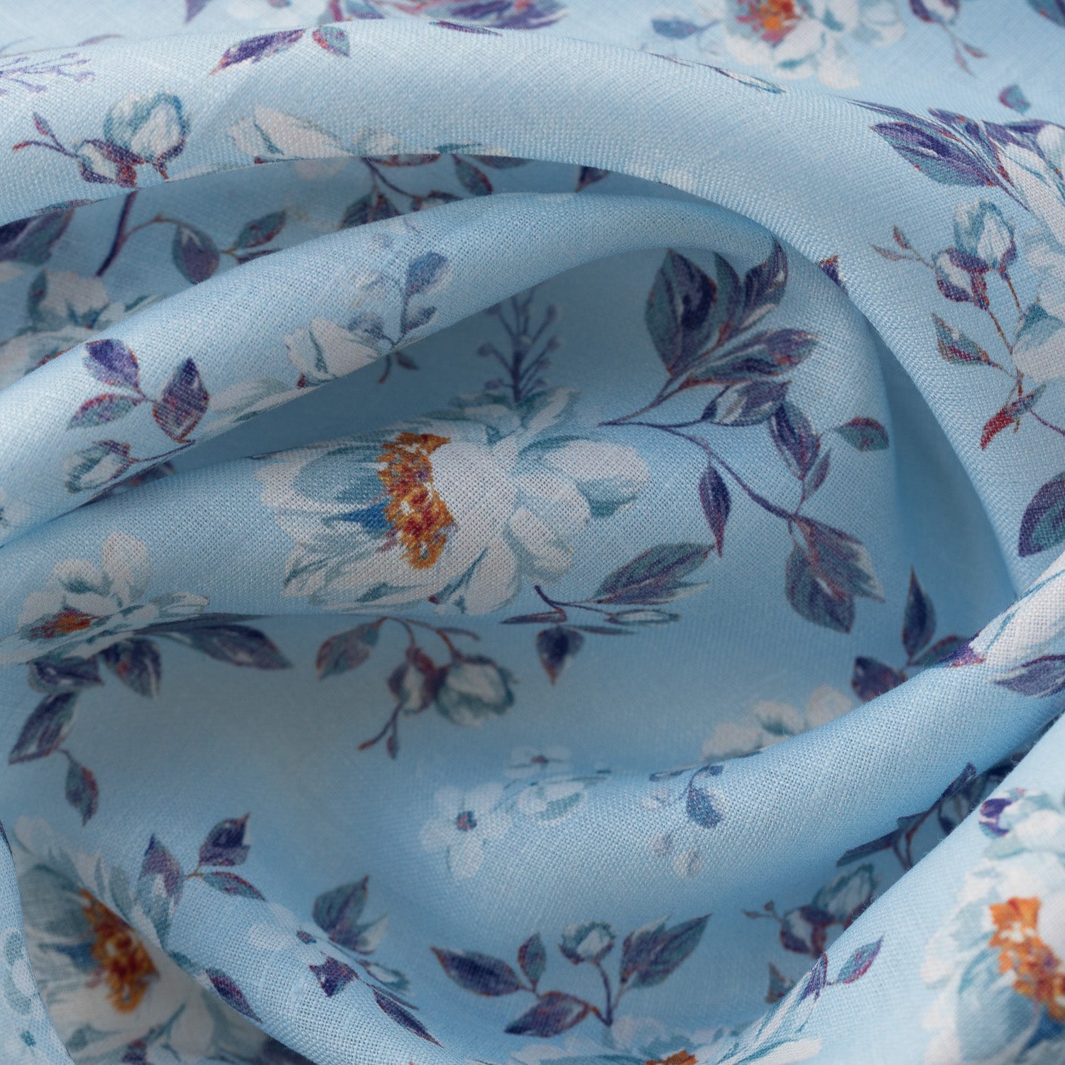 Olive Medium Weight Linen Fabric main image 1