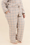 Elegant Carolyn Pajamas set with classic notched collar, customizable sleeve options, and contrasting piping details, designed for intermediate sewers