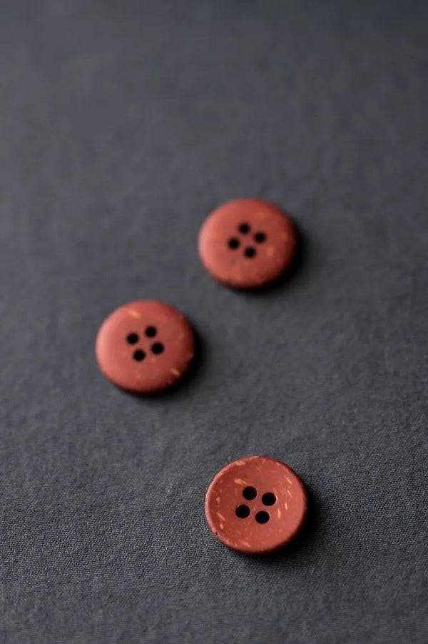 Brick Speckles Button 18mm 18mm sewing button