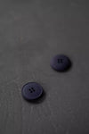 French Blue Hemp Button 20mm - eco-friendly hemp button for sewing and garments