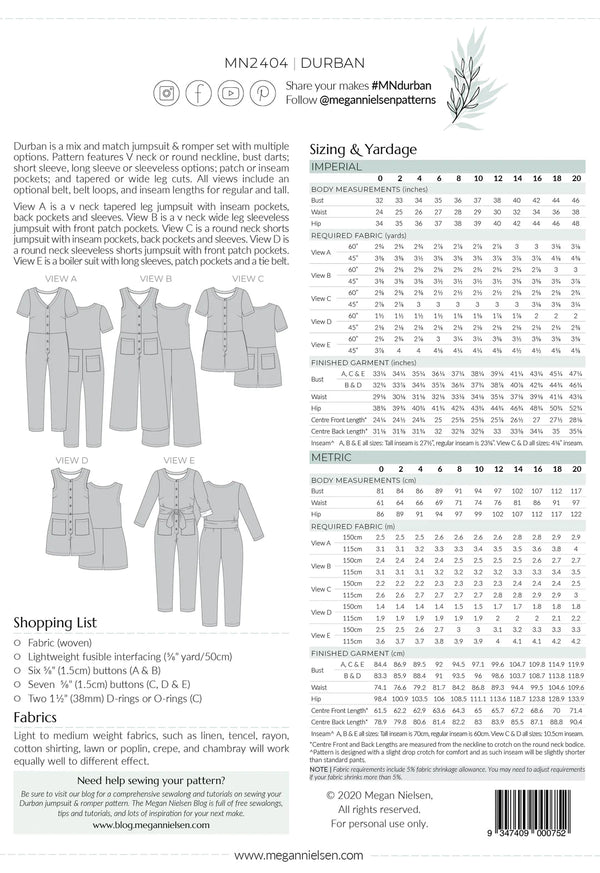 Hovea sewing pattern for a loose-fit jacket & coat with deep pockets and various lengths, ideal for light to medium weight fabrics.
