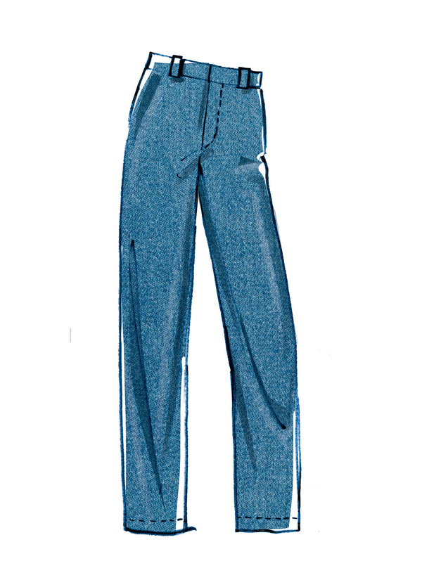 McCall's Sewing Pattern M8264 for men’s shorts and pants, featuring versatile styles like Bermuda shorts, tapered utility pants, and slim-leg slacks with pocket options.