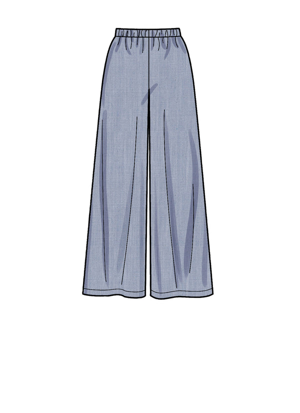 Simplicity Sewing Pattern for Misses' jacket, tank top, and wide cropped pants S9271