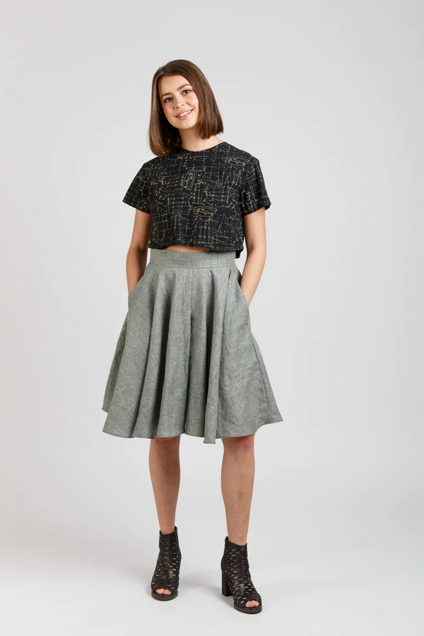 Tania Culottes Sewing Pattern - Modern Culottes with Skirt Appearance