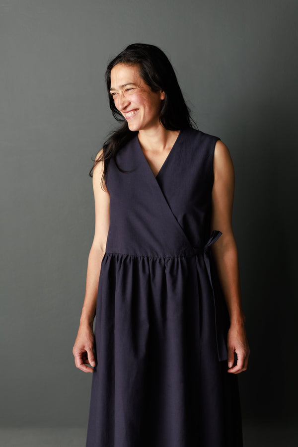 Etta Sewing Pattern - Simple Wrap Dress with Lined Bodice and Inseam Pockets