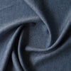 Atlantic Twill linen fabric in denim-inspired blue with white flecks, twill weave, 100% linen, 225 GSM.