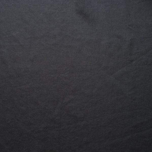 Black extra wide 280cm 100% linen fabric 165gsm for dresses, shirts, skirts, relaxed pants, curtains and home textiles