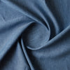 Bluefield Chambray deep blue 100% linen fabric, 135 GSM, 60 LEA chambray weave