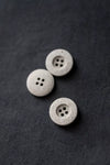 Chalk Button (Recycled Cotton) 18mm 18mm sewing button