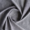 Charcoal Fizz 100% Linen Fabric – yarn-dyed chambray weave in black and charcoal tones