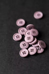 Dusty Pink Cotton Button 15mm - organic cotton sewing button, eco-friendly and washable