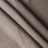 Close-up of Earthbound Chambray Linen fabric in a warm taupe stone shade, 100% linen, 145 GSM with chambray texture — close-up weave detail