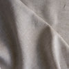 Greige Chambray Linen Fabric – yarn-dyed warm grey-beige chambray weave, 100% linen