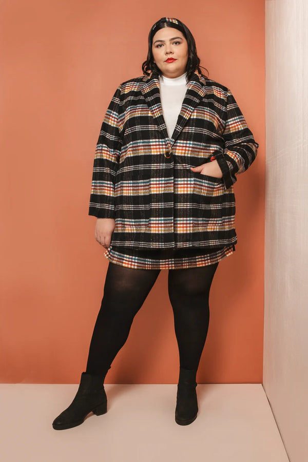 Heather Blazer Sewing Pattern – unstructured relaxed fit layering jacket for all seasons (XS–7X)