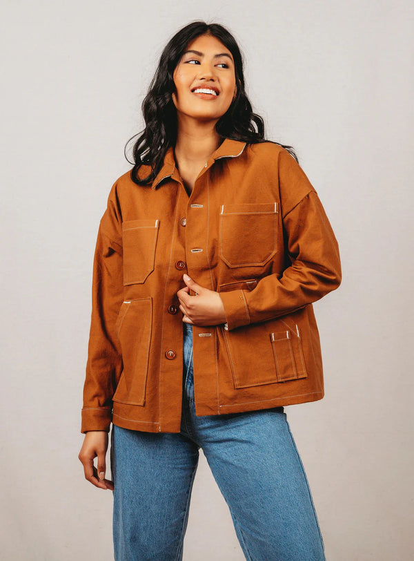 Ilford Jacket Sewing Pattern – unisex modular jacket or shirt with sleeve and pocket options (XS–7X)
