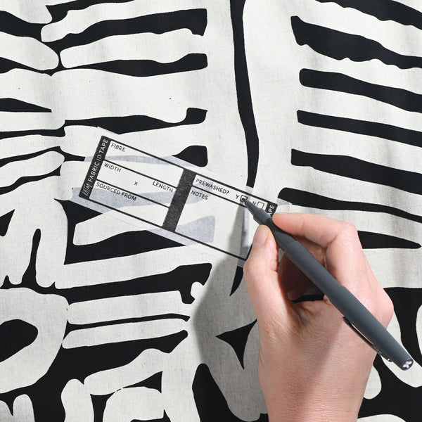 KATM Fabric ID Tape Roll 30m sewing labels for fabric organisation and DIY sewing projects