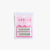 Handmade Rainbow woven KATM sewing labels for handmade clothes and DIY sewing projects