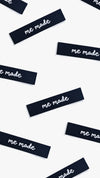 Me Made End Fold woven KATM sewing labels for handmade clothes and DIY sewing projects