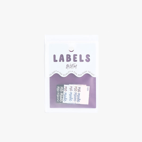 Me Made Side Seam woven KATM sewing labels for handmade clothes and DIY sewing projects
