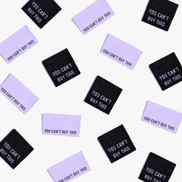 You Can't Buy This Metallic Multipack KATM sewing labels for handmade clothes and DIY sewing projects