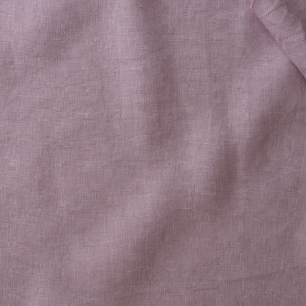 Close-up of a Lilac extra wide 280cm 100% linen fabric 165gsm for dresses, shirts, skirts, relaxed pants, curtains and home textiles