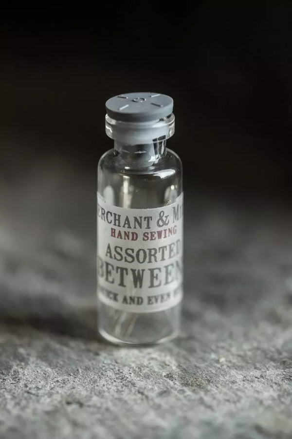 Merchant & Mills Betweens short fine needles for hand stitching hems and quilting