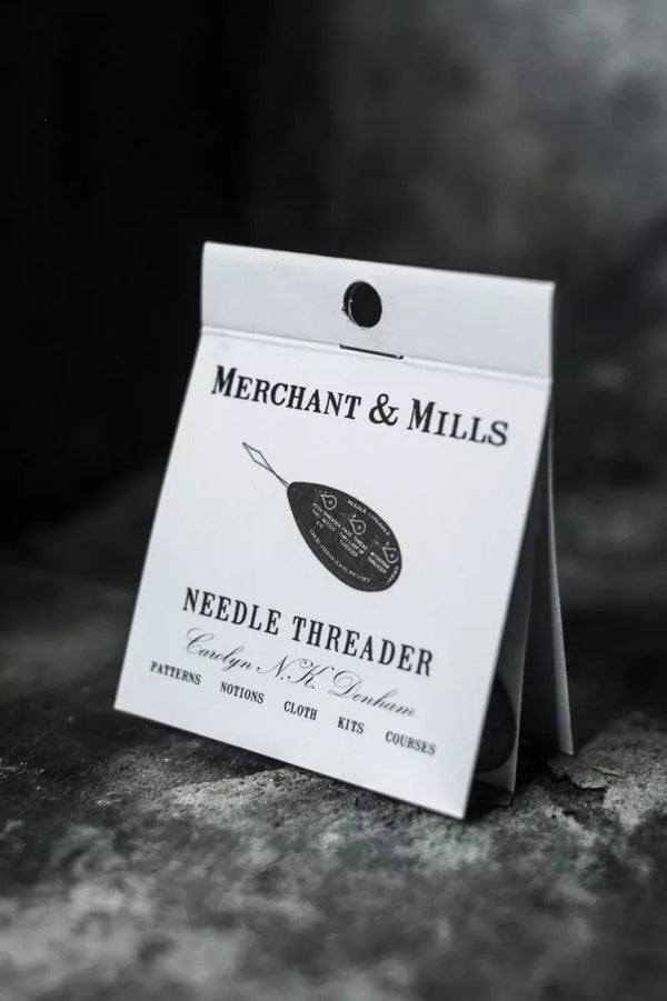 Merchant & Mills Needle Threader in robust pressed metal for easy threading