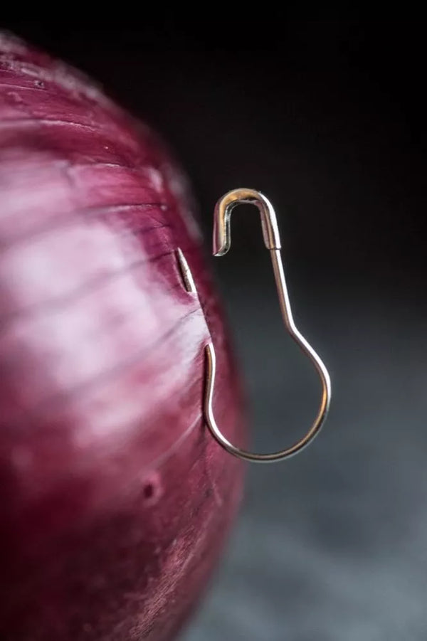 Merchant & Mills Nickel Bulb Pins with wide bowl for tags and craft projects