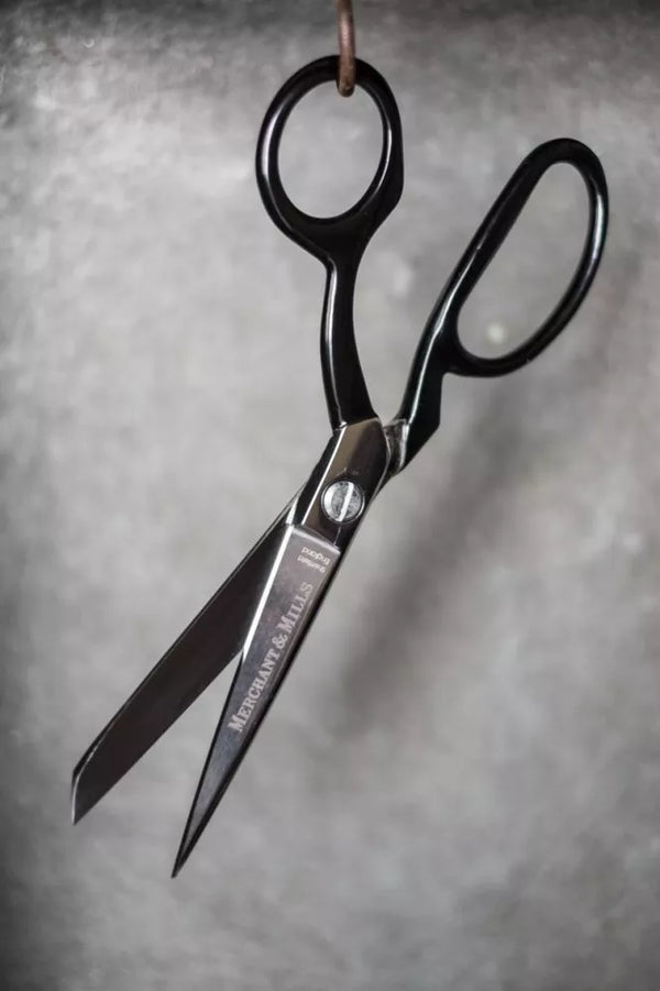 Merchant & Mills Tailor’s 8" Scissors, Sheffield-made high carbon steel shears for professional tailoring