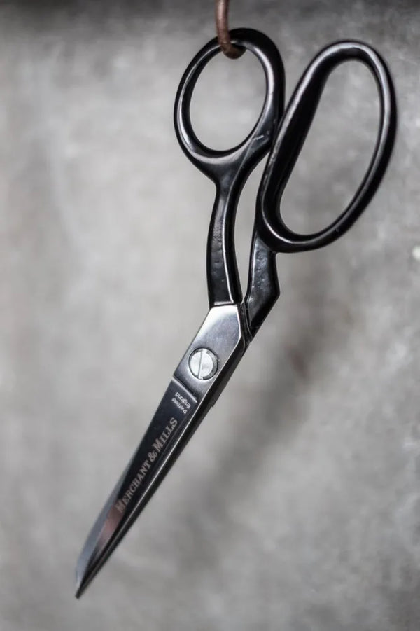 Merchant & Mills Tailor’s 8" Scissors, Sheffield-made high carbon steel shears for professional tailoring