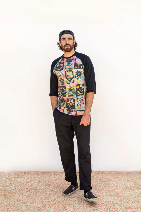 Rambler Pants Sewing Pattern – pull-on elastic waistband, built-in belt, tapered leg, XS-7X