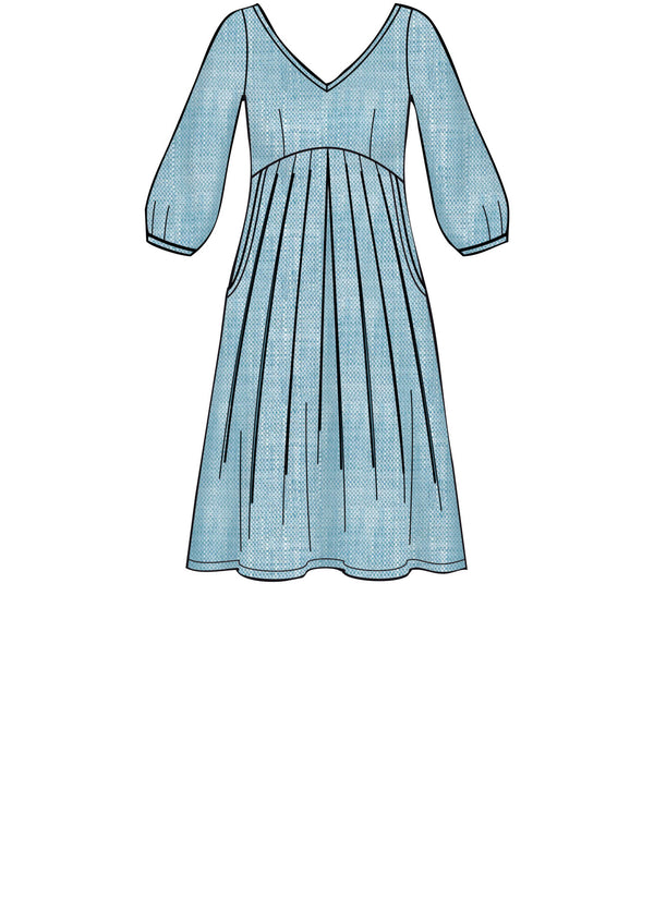 Simplicity Sewing Pattern S8910 for Misses' Dresses with length and sleeve variations