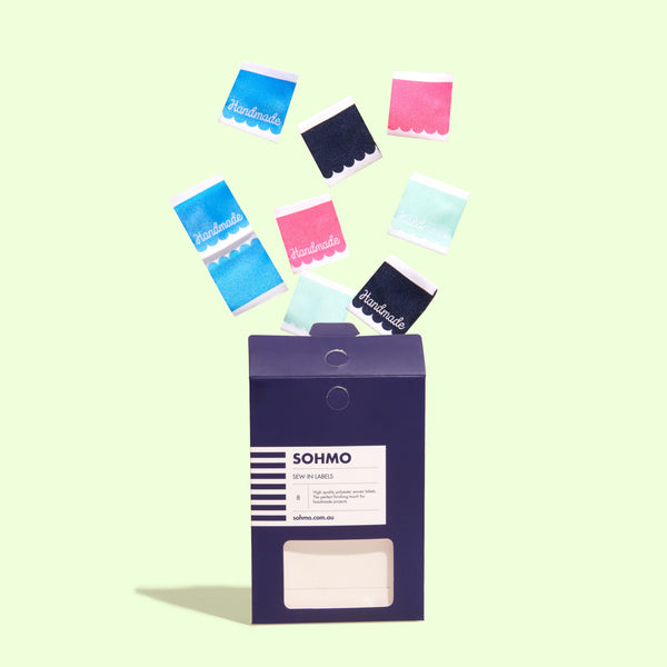 sohmo endfold handmade labels 3