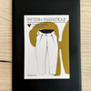 Terra Pant Sewing Pattern – high-waisted, pleated, tapered leg pants with pockets