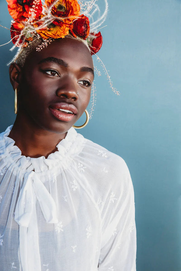 Wilder Gown Sewing Pattern – flowy modular tiered dress or top with raglan sleeves and tie neck (XS–7X)