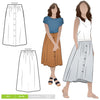 Bonnie Woven Skirt Multi-Size Sewing Pattern - hard copy-Sewing Patterns-Style Arc-10-22-de Linum