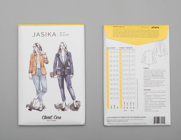 Jasika Blazer Sewing pattern-Sewing Patterns-de Linum