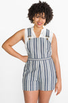 Jenny Overalls and Trouser sewing pattern, featuring ultra-high rise, wide-leg design, and customizable details, suitable for bottom-weight woven fabrics like denim and linen.