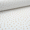 Little Leaf Print 100% Linen Fabric
