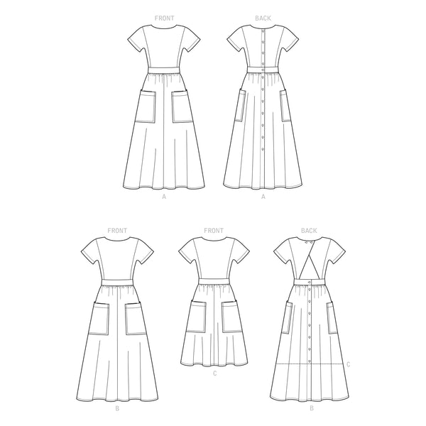 Misses' Dresses S9324 Multi-Size Sewing Pattern