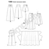 Misses' Wide-Leg Pants or Shorts & Skirts S1069 Multi-Size Sewing Pattern