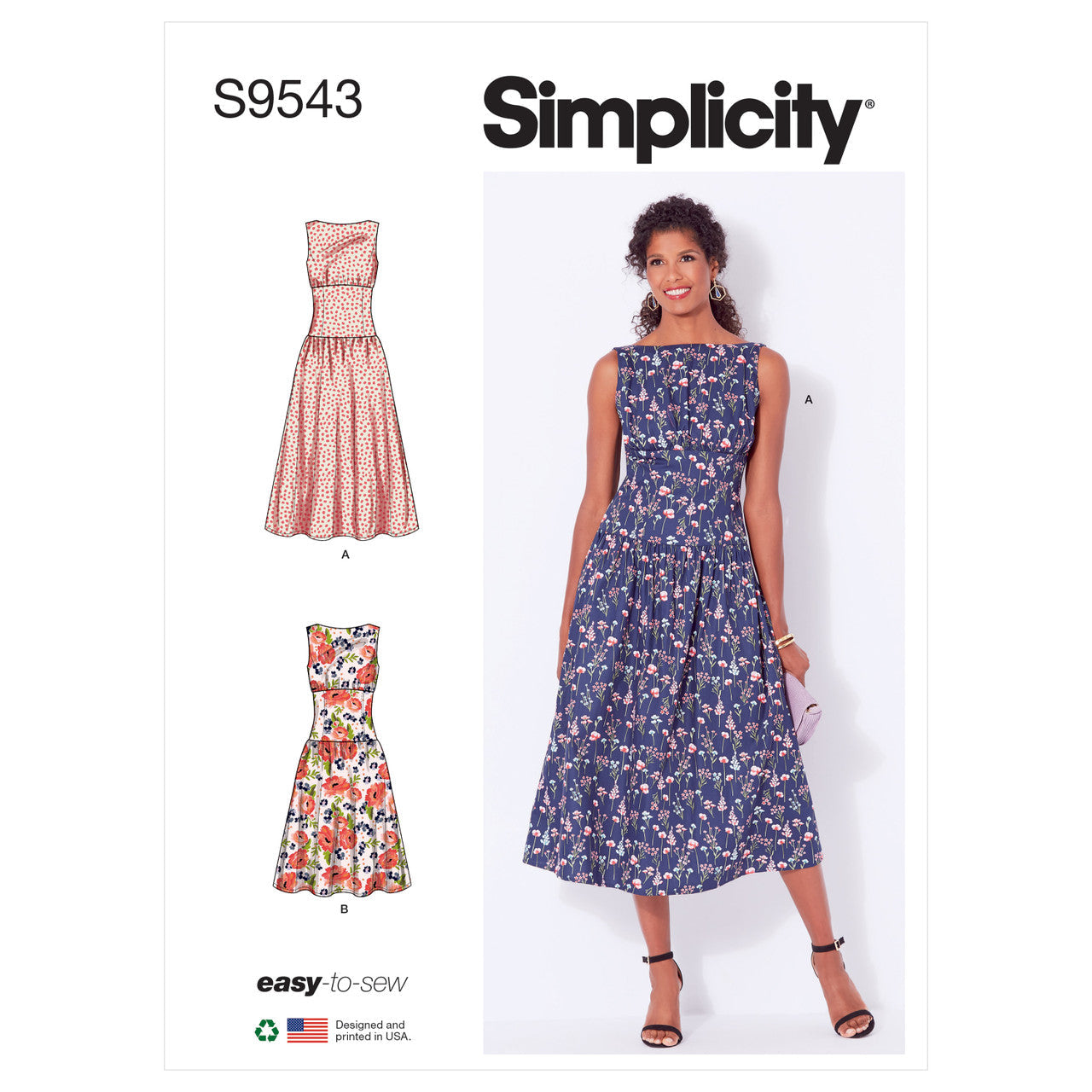 Buy Simplicity S9543 Misses' Dresses Multi-Size Sewing Pattern Hard copy de Linum Buy Simplicity S9543 Misses' Dresses Multi-Size Sewing Pattern Hard copy de Linum