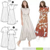 Trinnie Woven Dress Multi-Size Sewing Pattern