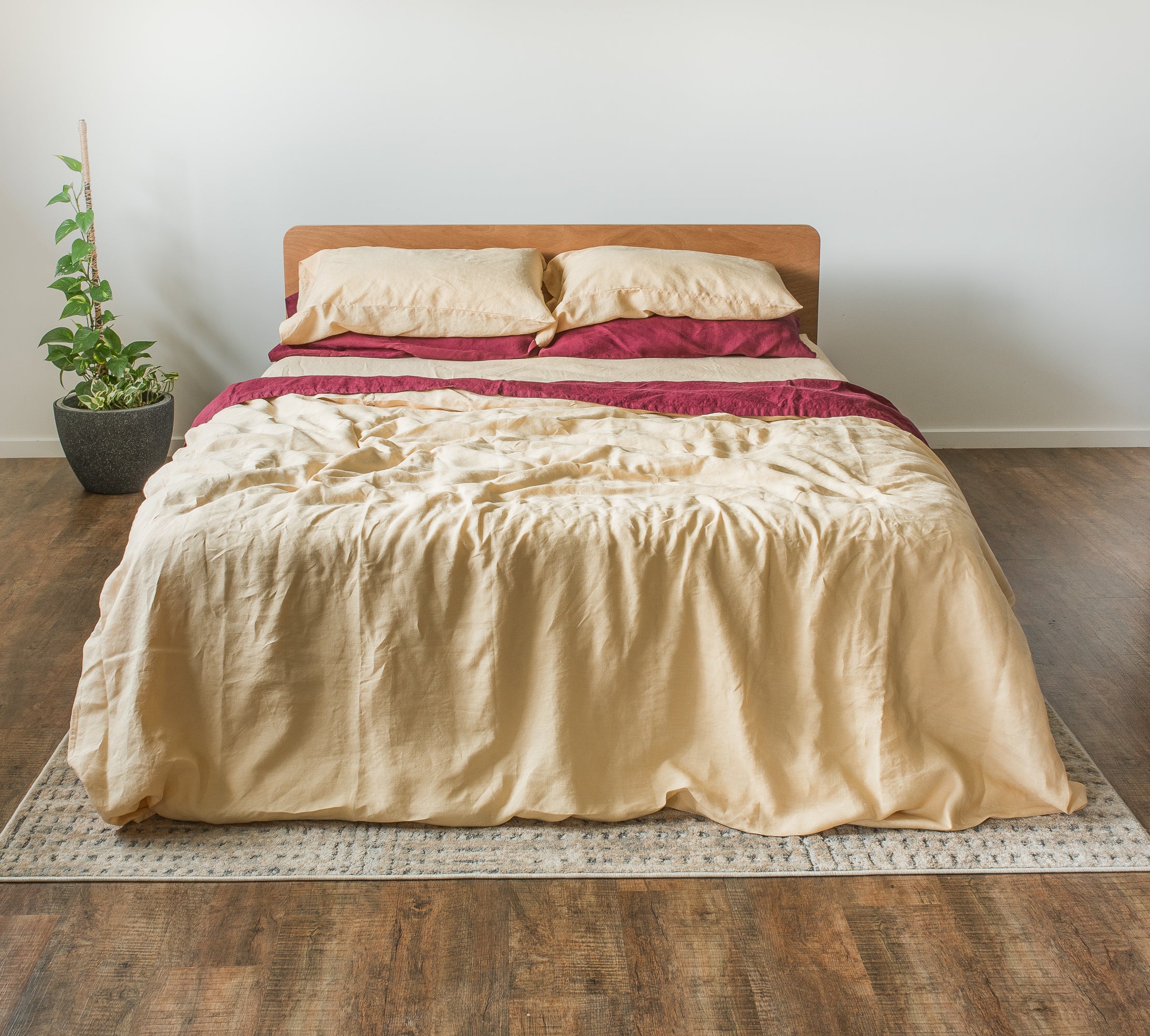 Buy 100 Pure Linen Bedding Linen Bed Sheets Australia de Linum