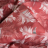 Brick Red Breeze Linen Blend Fabric