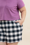 Elegant Carolyn Pajamas set with classic notched collar, customizable sleeve options, and contrasting piping details, designed for intermediate sewers