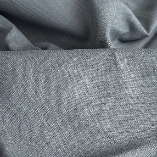 Chalk Stripe Charlie 100% Linen | Remnant