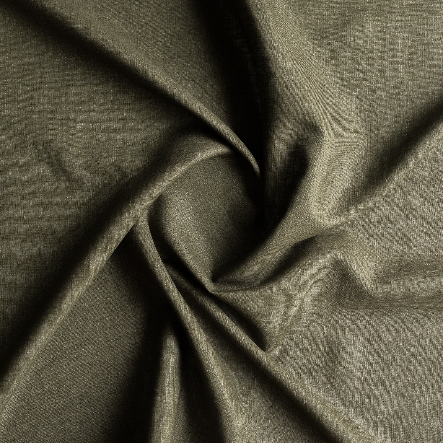 Dusty Moss 100% Linen Fabric