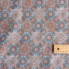 Kaleidoscope Print Linen Blend Fabric